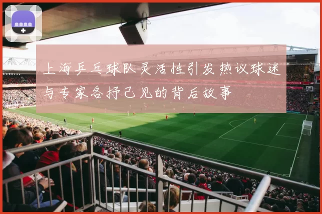 上海乒乓球队灵活性引发热议球迷与专家各抒己见的背后故事